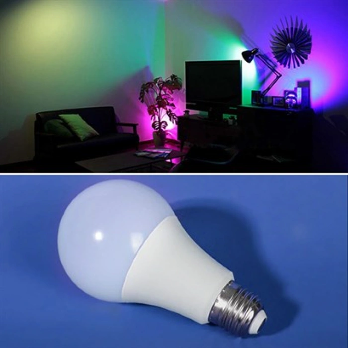 TUFEYO 9w Uzaktan Kumandalı 15 Farklı Renk Seçenekli Led Ampul