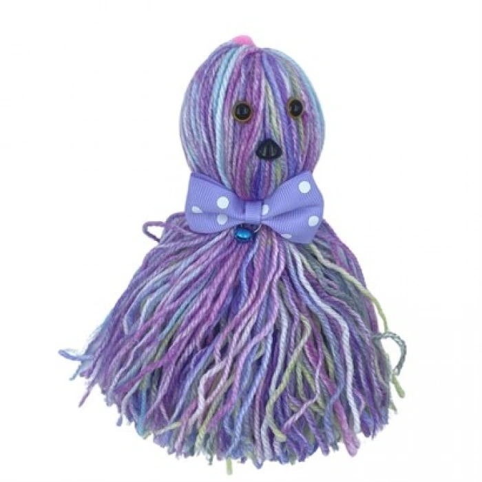 TUFEYO Ahtapot Şekilli Zilli Ve İpli Rengarenk Püsküllü Sevimli Kedi Oyuncağı