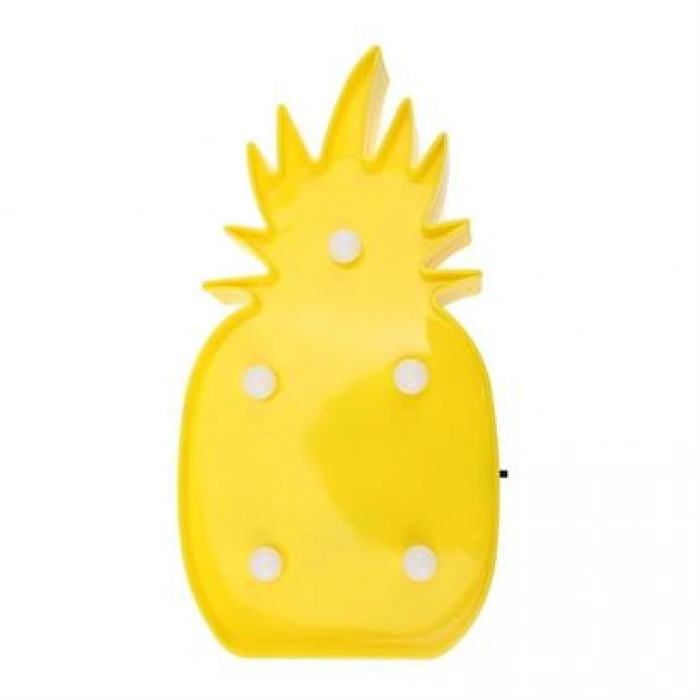 TUFEYO Ananas Şeklinde Ledli Dekoratif Eğlenceli Çocuk Gece Lambası