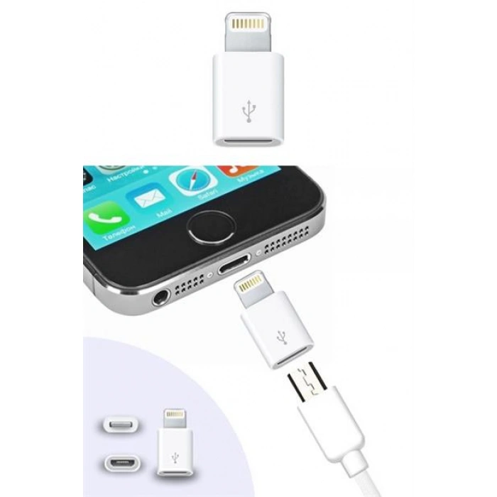TUFEYO Apple iPhone / iPad Micro Usb Dönüştürücü Adaptör OTG Aparat