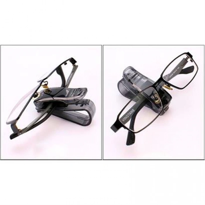 TUFEYO Araç İçi Mandallı Güneş Gözlüğü Kartvizit Tutacağı Klips Aparat