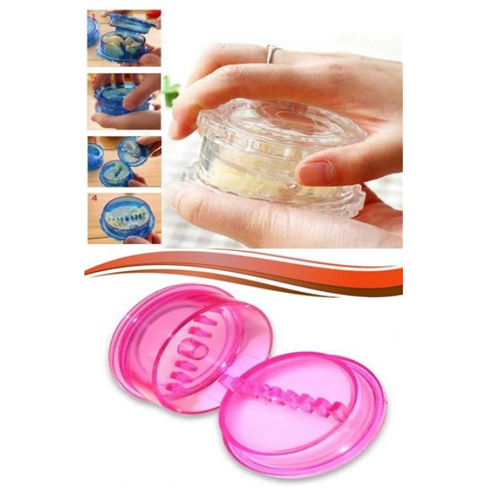 TUFEYO Avuç İçi Pratik Sarımsak ve Ceviz Ezici Rendeleyici El Rondosu