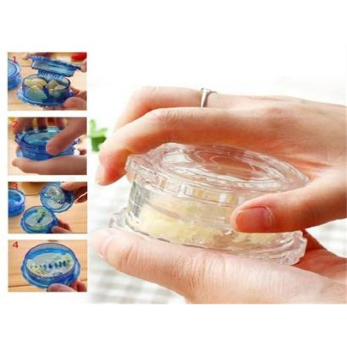 TUFEYO Avuç İçi Pratik Sarımsak ve Ceviz Ezici Rendeleyici El Rondosu