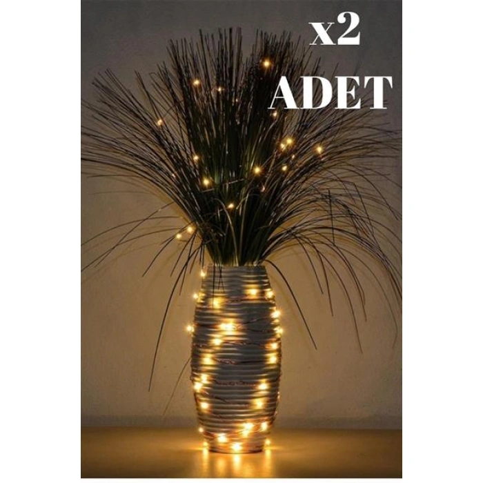 TUFEYO Bakır Tel 3 Metre Dekoratif Aydınlatma Günışığı Led Işık Zinciri