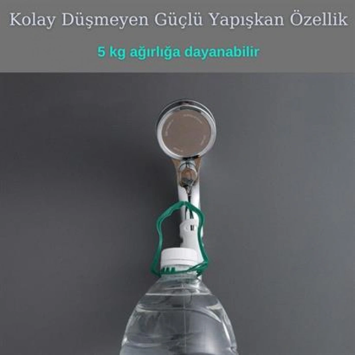 TUFEYO Banyo Duş Başlığı Tutucu Silikon Güçlü Vantuz Vakum Aparatı