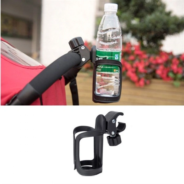 TUFEYO Bebek Arabası Bisiklet Uyumlu Ayarlanabilir Şişe Biberon ve Suluk Tutucu