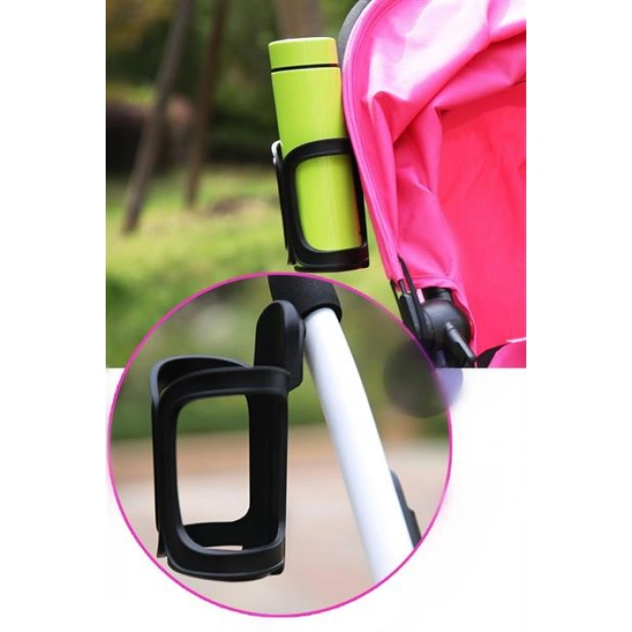 TUFEYO Bebek Arabası Bisiklet Uyumlu Ayarlanabilir Şişe Biberon ve Suluk Tutucu