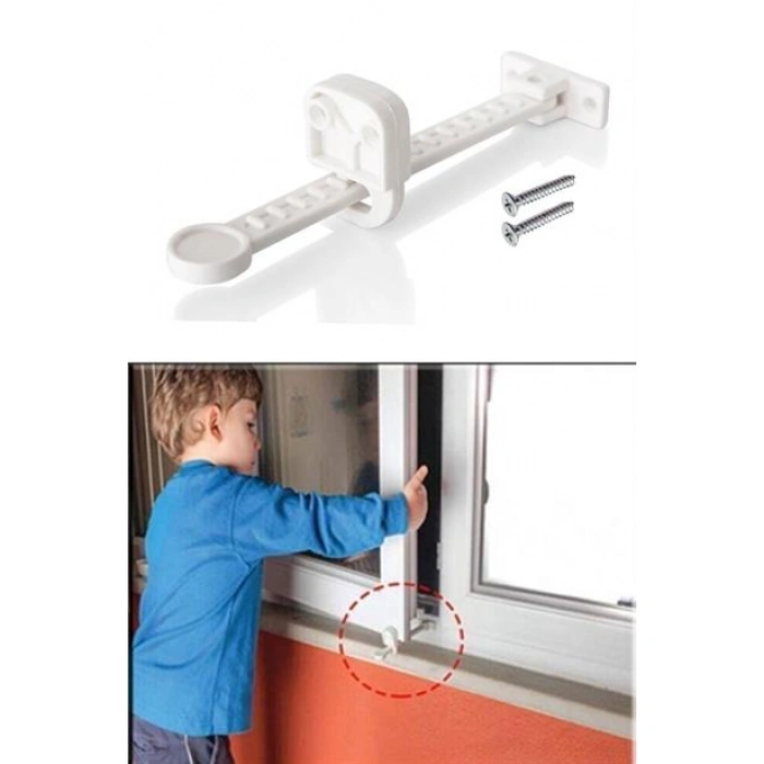 TUFEYO Bebek Çocuk Evcil Hayvan Güvenlik Ayarlanabilir Koruyucu Pencere Havalandırma Kilidi