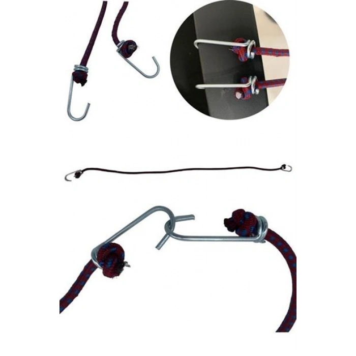 TUFEYO Bisiklet Araba Motosiklet Kancalı Bagaj Gergi Lastiği Sabitleme