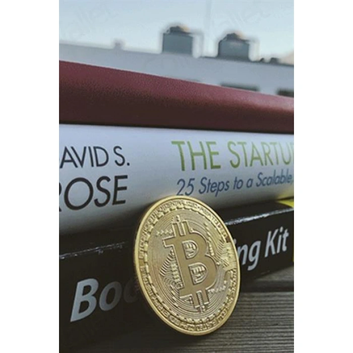 TUFEYO Bitcoin Madeni Hatıra Parası Madeni Bitcoin Hediye Sikke Para