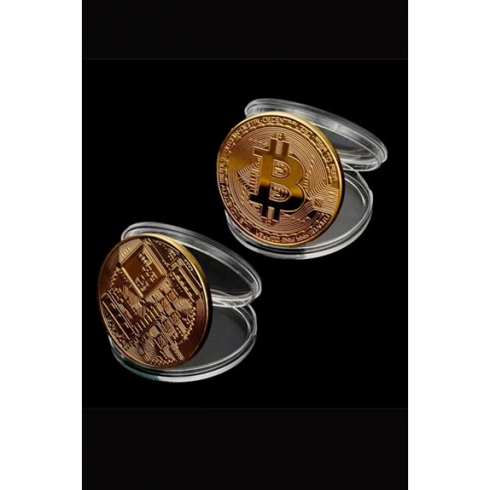 TUFEYO Bitcoin Madeni Hatıra Parası Madeni Bitcoin Hediye Sikke Para