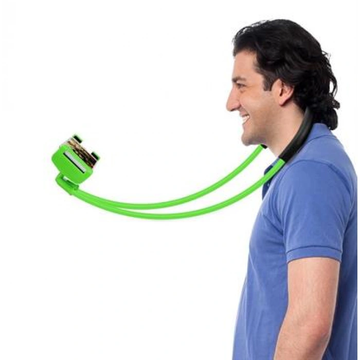 TUFEYO Boyuna Asılan Ergonomik 360 Derece Cep Telefonu Tutucu Stand