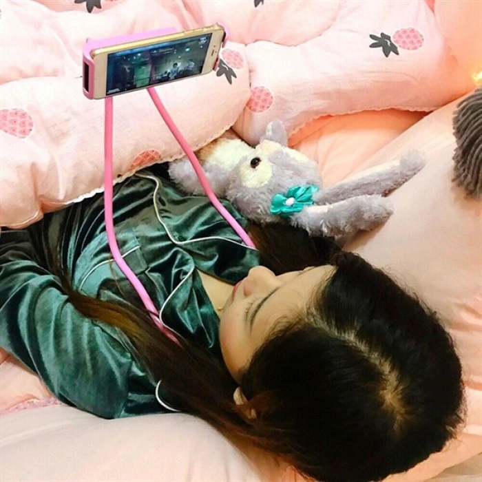 TUFEYO Boyuna Asılan Ergonomik 360 Derece Cep Telefonu Tutucu Stand