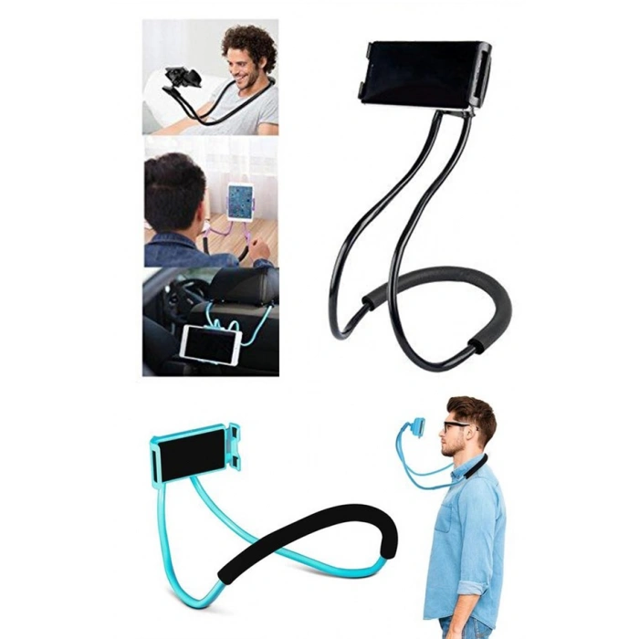 TUFEYO Boyuna Asılan Ergonomik 360 Derece Cep Telefonu Tutucu Stand