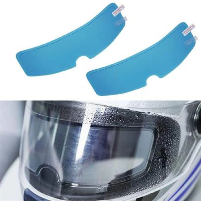 TUFEYO Buğu Önleyici Motosiklet Kaskı Vizörü Su Geçirmez Dayanıklı Çizik Koruma Lens Filmi