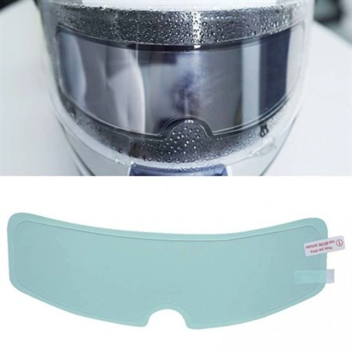 TUFEYO Buğu Önleyici Motosiklet Kaskı Vizörü Su Geçirmez Dayanıklı Çizik Koruma Lens Filmi