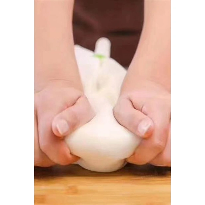 TUFEYO Büyük  Hamur Torbası  Silikon Şeffaf Hamur Yoğurma Torbası Ekmek Makarna Mantı  Hamuru Kolay