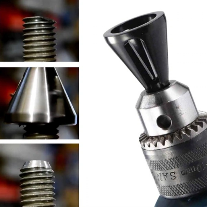 TUFEYO Çapak Alma Harici Çapak Alıcı Paslanmaz Çelik Çapak Kaldırma Cıvata Çapak Alma Matkap Ucu
