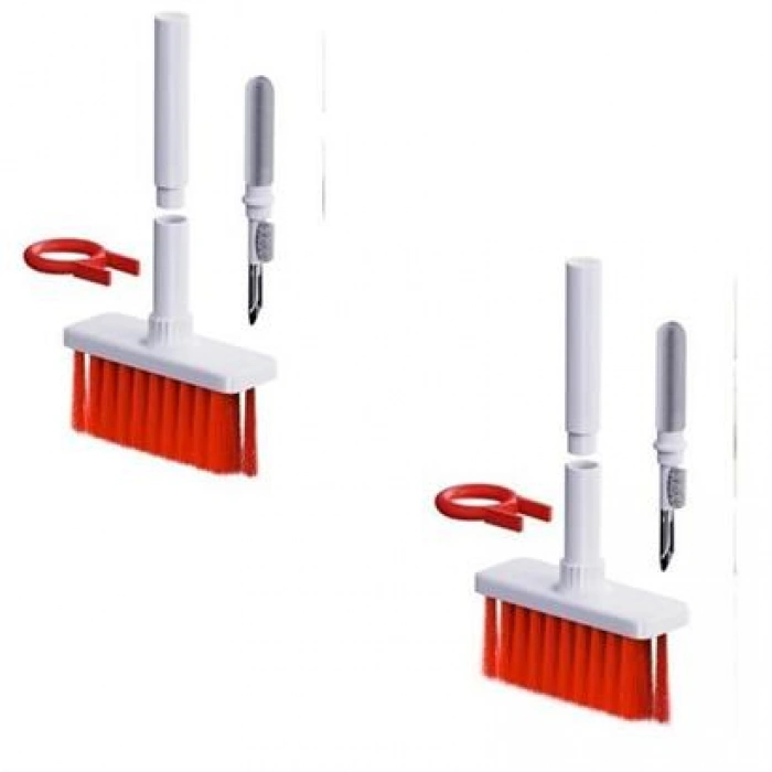 TUFEYO Çok Amaçlı Kırmızı Hassas Fırça Başlıklı  Bilgisayar Laptop Temizleme Fırçası