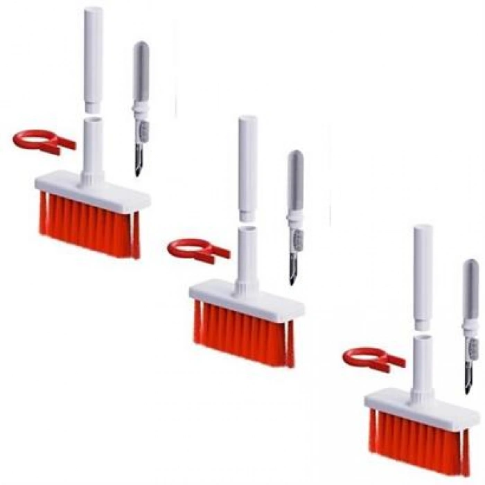 TUFEYO Çok Amaçlı Kırmızı Hassas Fırça Başlıklı  Bilgisayar Laptop Temizleme Fırçası