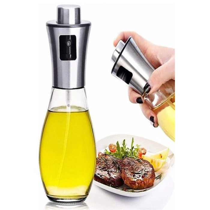 TUFEYO Çok Amaçlı Spreyli Sızdırmaz Cam Şişe Yağdanlık Limon Sirke Sos Püskürtücü Dağıtıcı Sprey