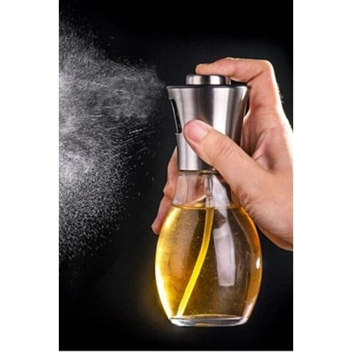 TUFEYO Çok Amaçlı Spreyli Sızdırmaz Cam Şişe Yağdanlık Limon Sirke Sos Püskürtücü Dağıtıcı Sprey