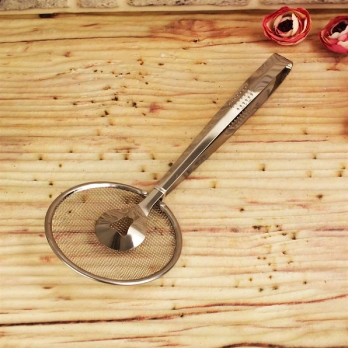 TUFEYO Çok Amaçlı Süzgeçli Paslanmaz Metal Haşlama Ve Kızartma Maşası