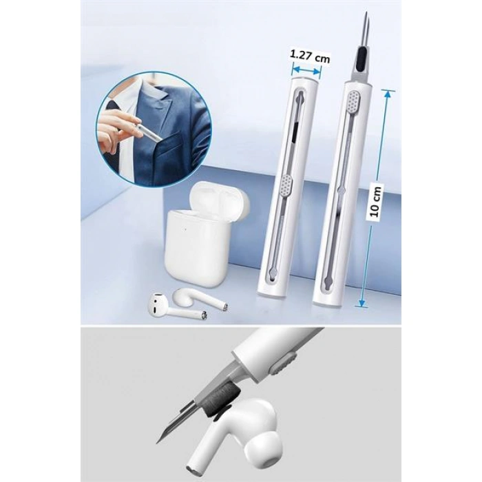 TUFEYO  Çok Amaçlı Yumuşak Fırçalı Kablosuz Kulaklıklar İçin Kulaklık Temizleme Kiti