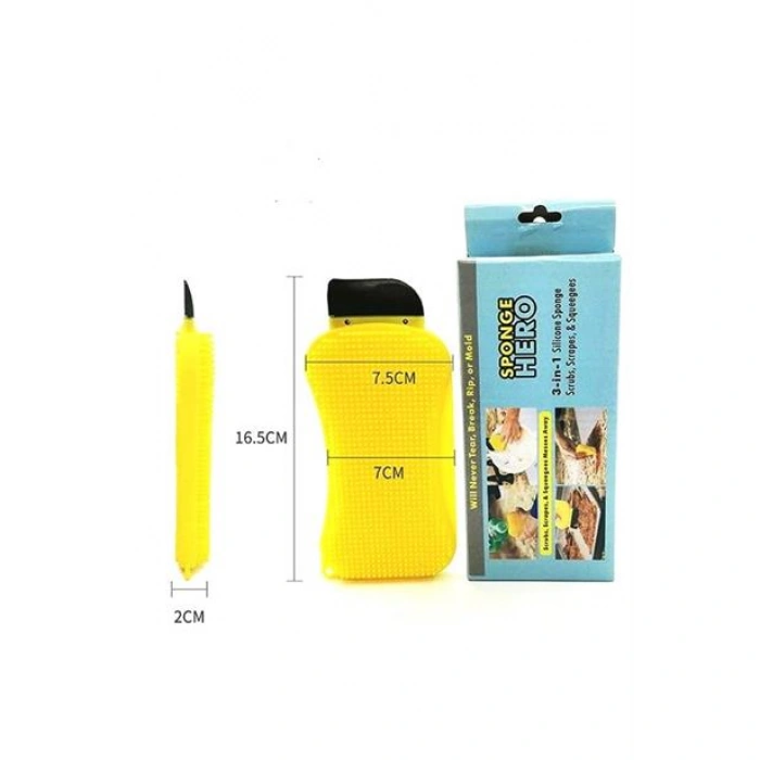 TUFEYO Çok Fonksiyonlu Deterjan Hazneli Pratik Bulaşık Yıkama Fırçası