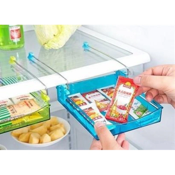 TUFEYO Dekoratif Çok Amaçlı Raf Buzdolabı Masa Altı Portatif Mutfak Rafı