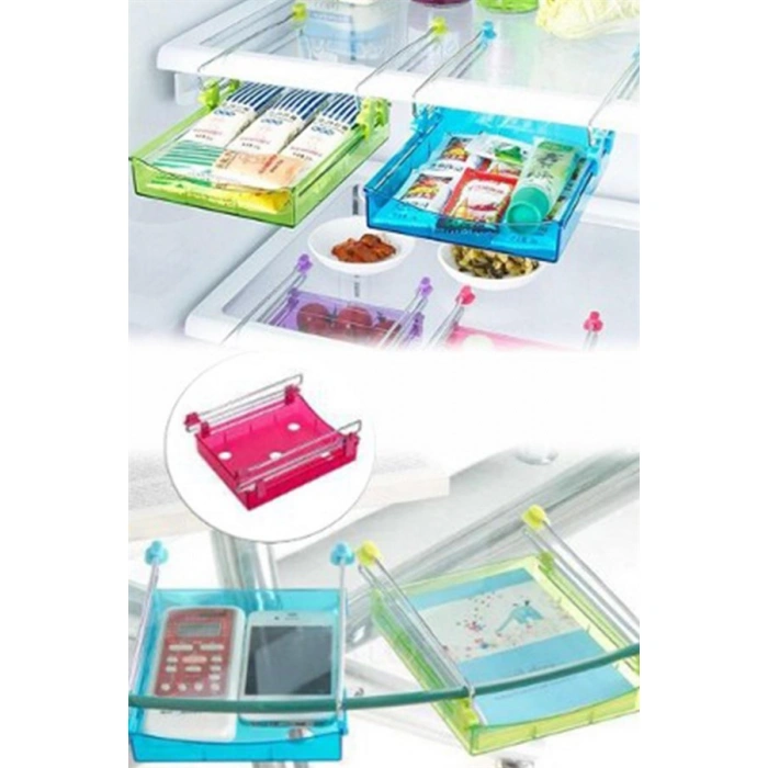 TUFEYO Dekoratif Çok Amaçlı Raf Buzdolabı Masa Altı Portatif Mutfak Rafı