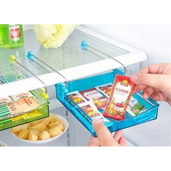 TUFEYO Dekoratif Çok Amaçlı Raf Buzdolabı Masa Altı Portatif Mutfak Rafı