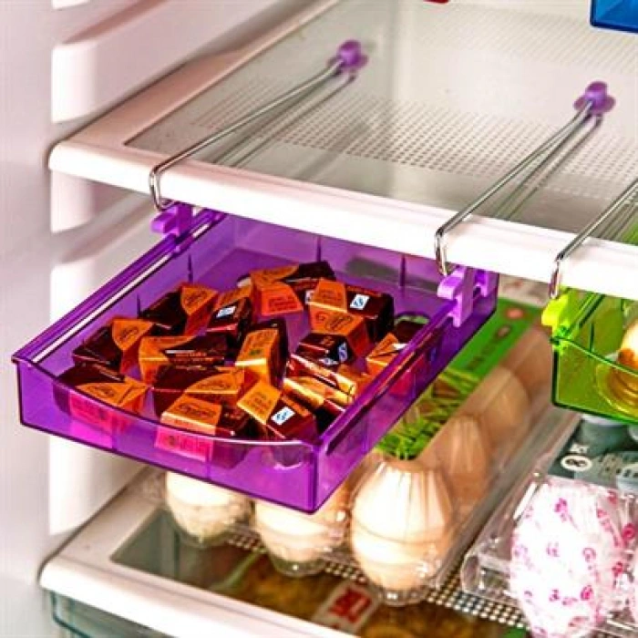 TUFEYO Dekoratif Çok Amaçlı Raf Buzdolabı Masa Altı Portatif Mutfak Rafı