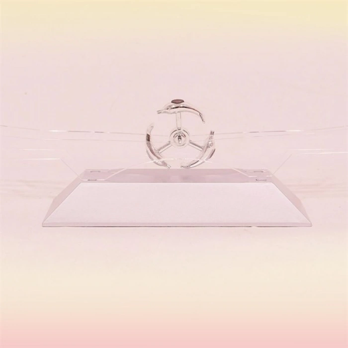 TUFEYO Dekoratif Masa Üstü Obje Manyetik Kinetik Orbital Dönen Yunuslar