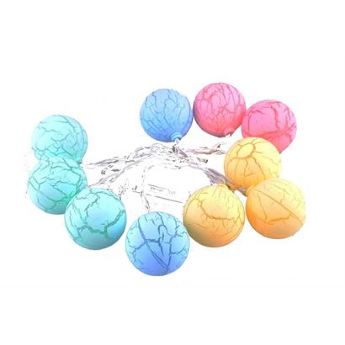 TUFEYO Dekoratif Minik 10 Toplu Ledli  Dekoratif Dolama Renkli Led