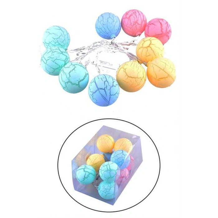 TUFEYO Dekoratif Minik 10 Toplu Ledli  Dekoratif Dolama Renkli Led