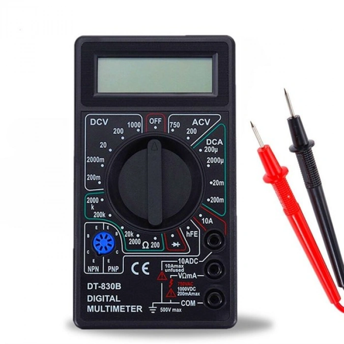 TUFEYO Dijital Avometre Multimetre Ölçü Aleti Akım Voltaj Direnç Ölçer