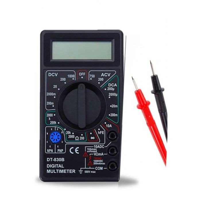 TUFEYO Dijital Avometre Multimetre Ölçü Aleti Akım Voltaj Direnç Ölçer