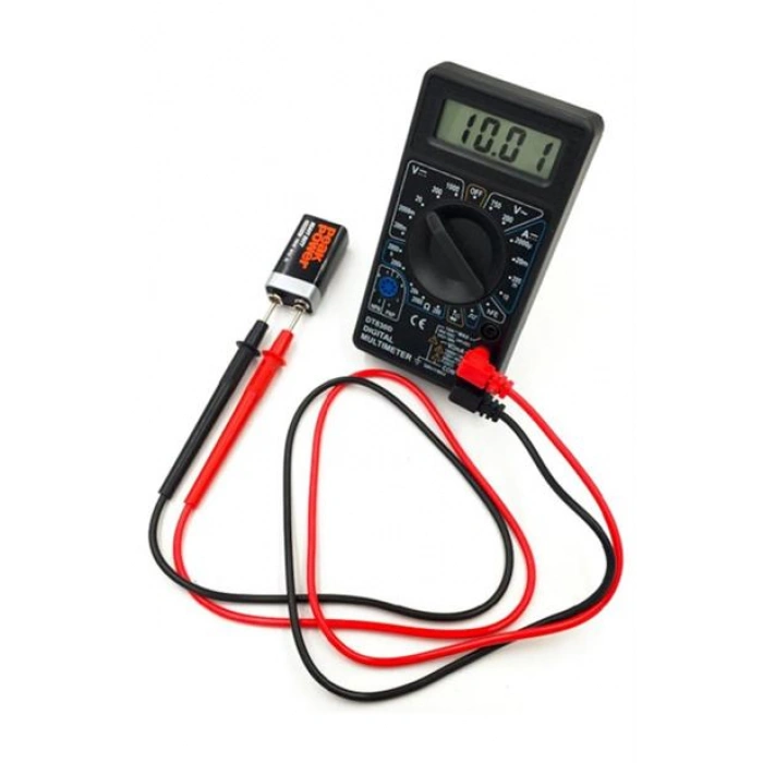 TUFEYO Dijital Avometre Multimetre Ölçü Aleti Akım Voltaj Direnç Ölçer