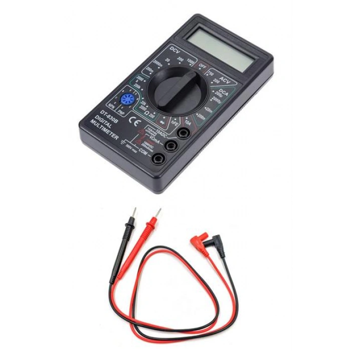 TUFEYO Dijital Avometre Multimetre Ölçü Aleti Akım Voltaj Direnç Ölçer