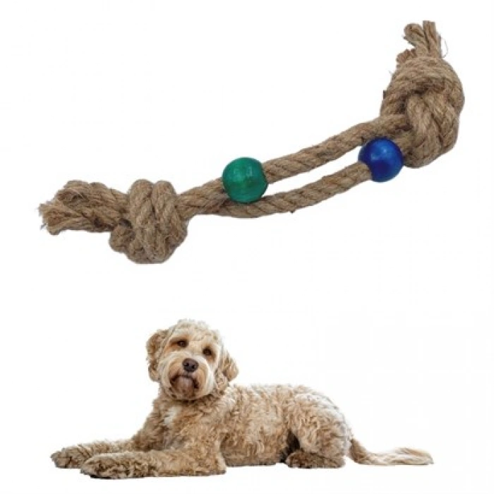 TUFEYO Diş Kaşıma İpi Köpek Oyuncağı Diş Güçlendirme Temizleme İpi Köpek Oyun Halatı