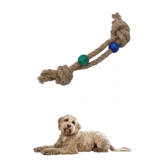 TUFEYO Diş Kaşıma İpi Köpek Oyuncağı Diş Güçlendirme Temizleme İpi Köpek Oyun Halatı