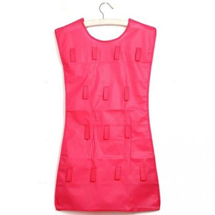 TUFEYO Elbise Şeklinde Takı Organizeri - Pembe