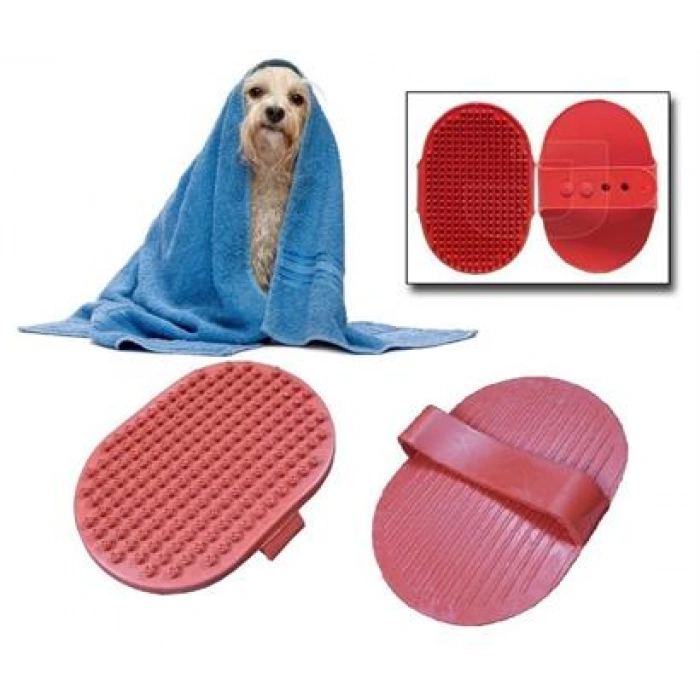 TUFEYO Ergonomik Masajlı Evcil Hayvan Kedi Köpek Yıkama Fırçası Aparatı