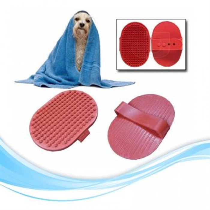 TUFEYO Ergonomik Masajlı Evcil Hayvan Kedi Köpek Yıkama Fırçası Aparatı