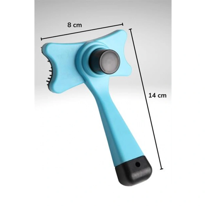 TUFEYO Evcil Hayvan Kedi Köpek Tüy Toplayıcı Otomatik Tuşlu Pet Tarak