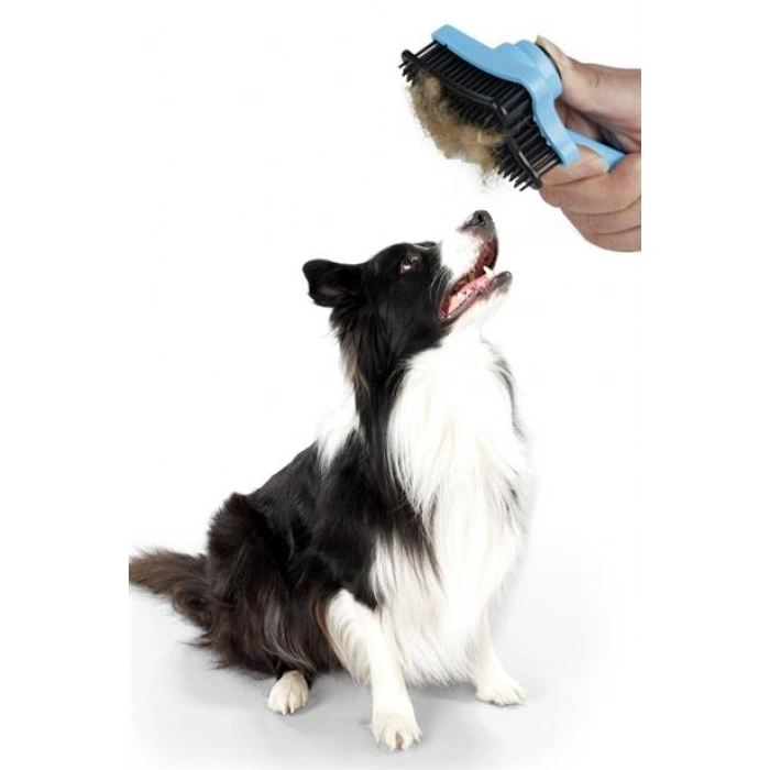 TUFEYO Evcil Hayvan Kedi Köpek Tüy Toplayıcı Otomatik Tuşlu Pet Tarak