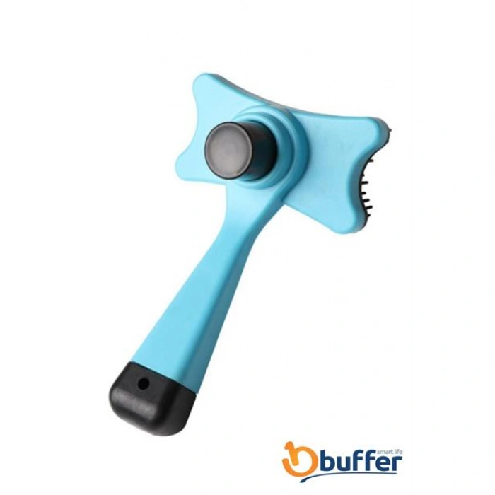 TUFEYO Evcil Hayvan Kedi Köpek Tüy Toplayıcı Otomatik Tuşlu Pet Tarak