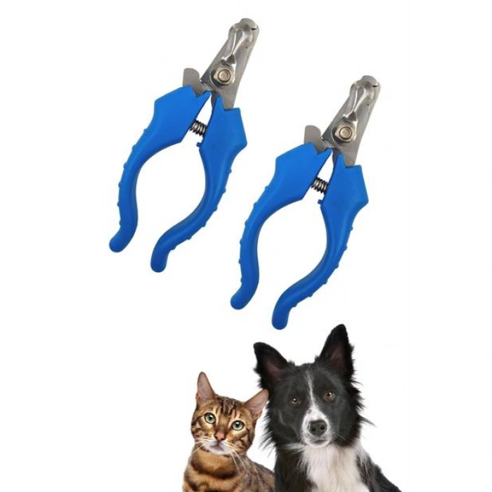 TUFEYO Evcil Hayvan Kedi ve Köpek Paslanmaz Çelik Yaylı Tırnak Makası ve Düzeltme