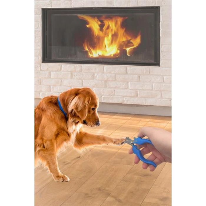 TUFEYO Evcil Hayvan Kedi ve Köpek Paslanmaz Çelik Yaylı Tırnak Makası ve Düzeltme